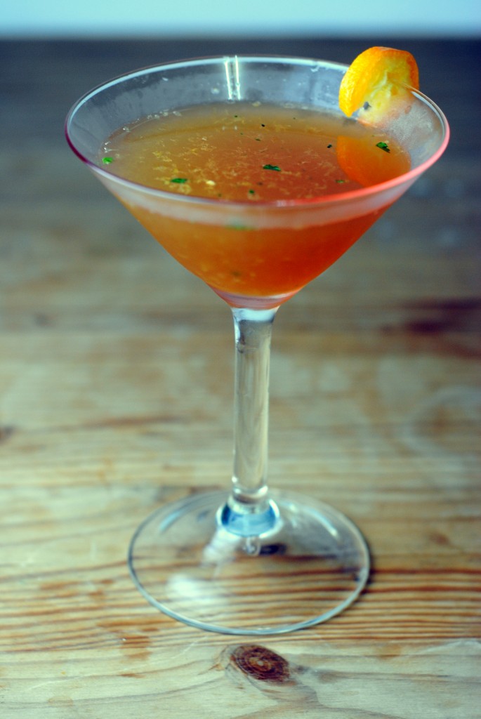 Kumquat Martini Smash