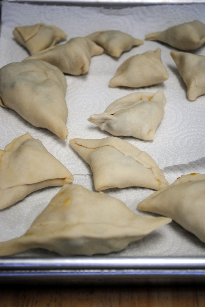 Samosas with LoquatOnion Chutney
