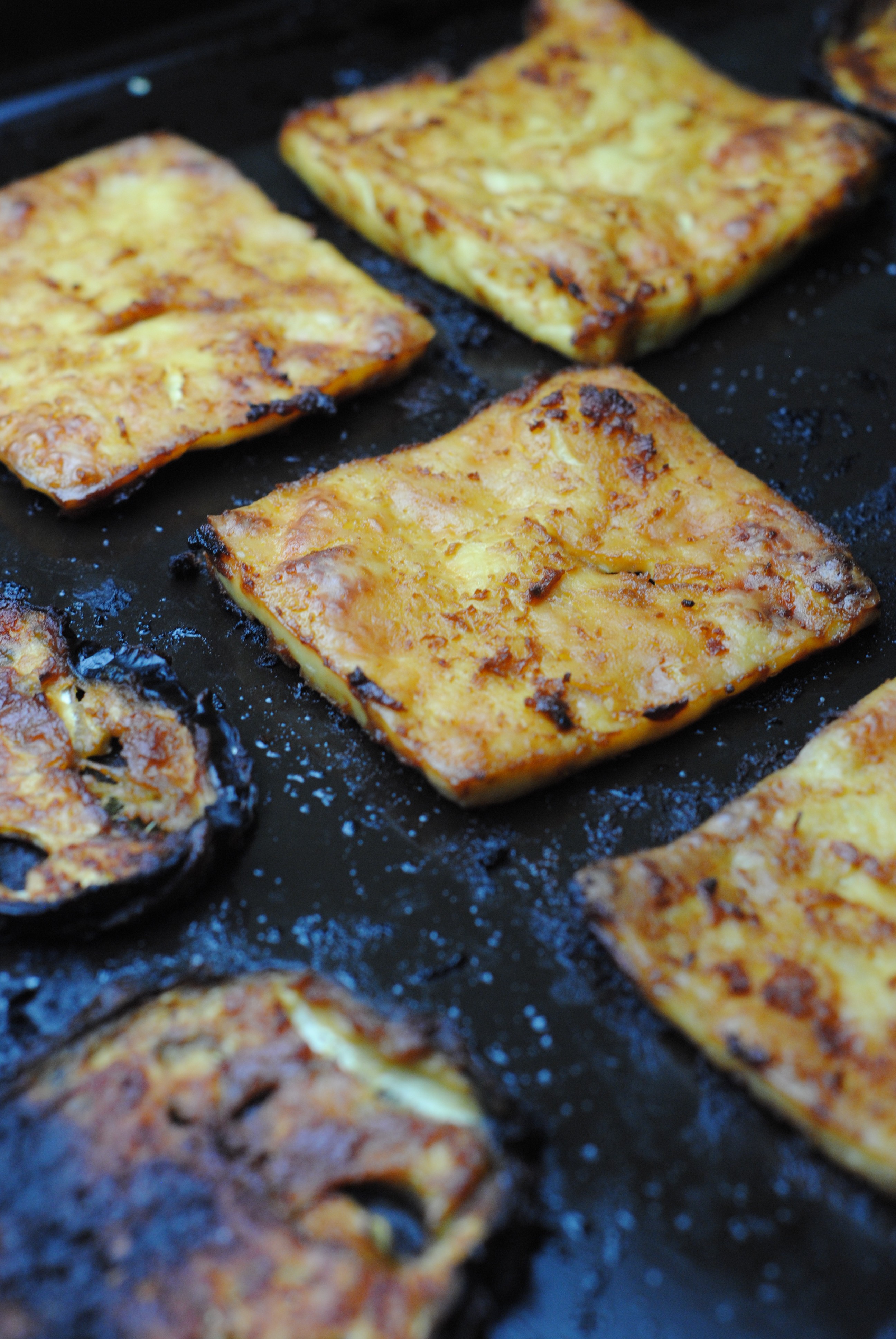 MisoGlazed Tofu and Eggplant