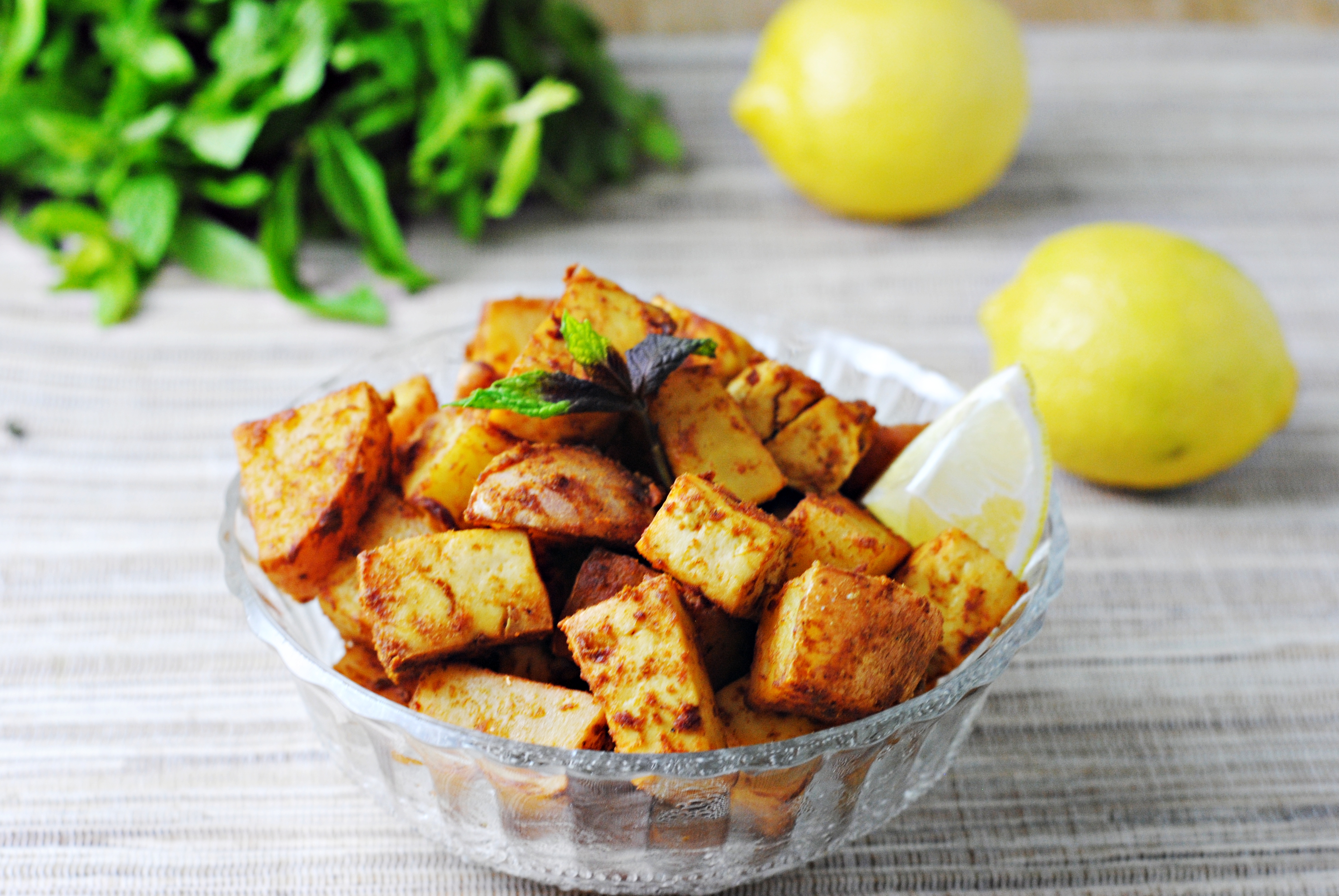 Lemon Dijon Tofu And Potatoes Katherine Martinelli.