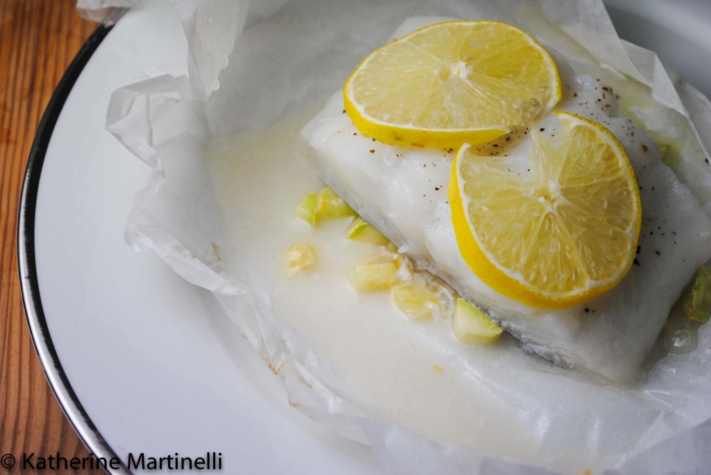 Halibut en Papillote