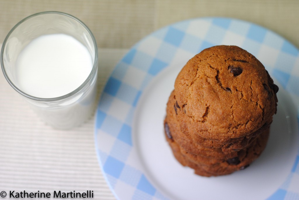 Whole Wheat Chocolate Chip Cookies