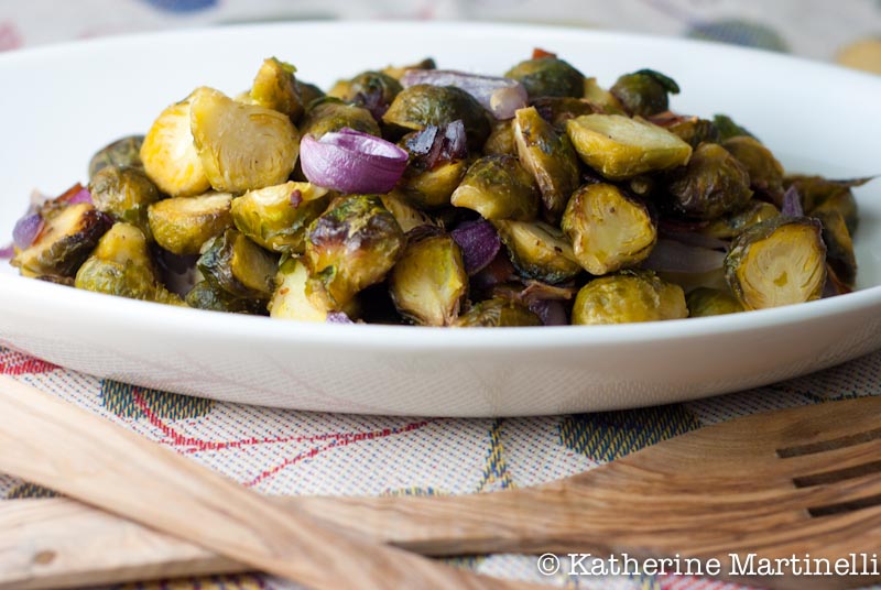 Roasted Frozen Brussel Sprouts With Bacon