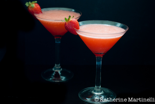 Strawberry-Rhubarb Cocktail