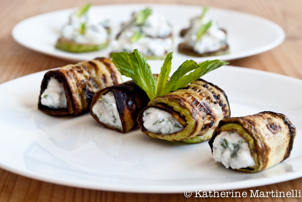 Zucchini with Mint and Ricotta