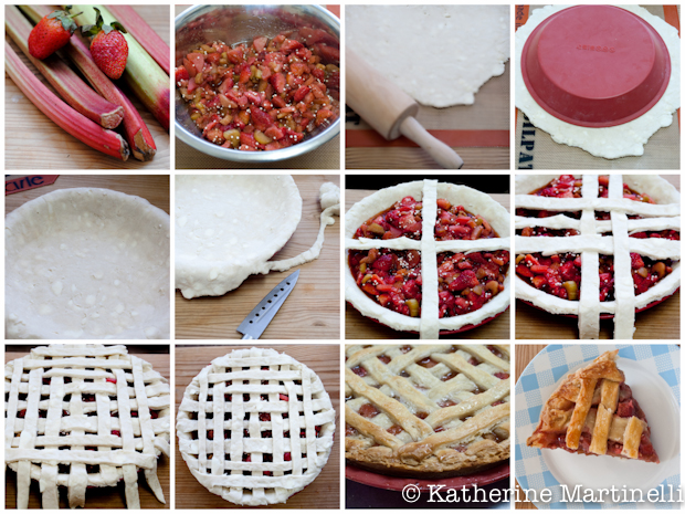 Strawberry-Rhubarb Pie from KatherineMartinelli.com