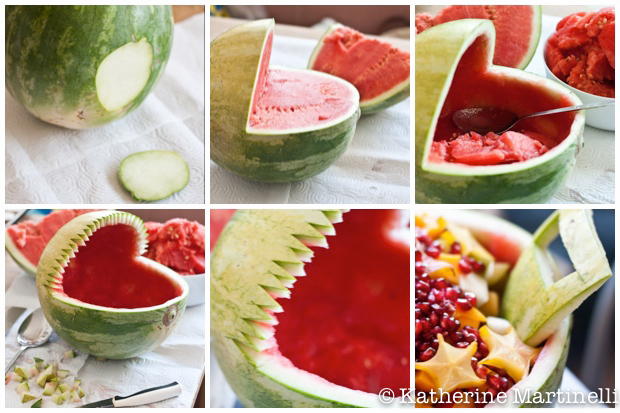 How to Make a Watermelon Baby Carriage {KatherineMartinelli.com}