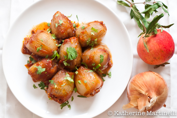 Sweet and Sour Stuffed Onions