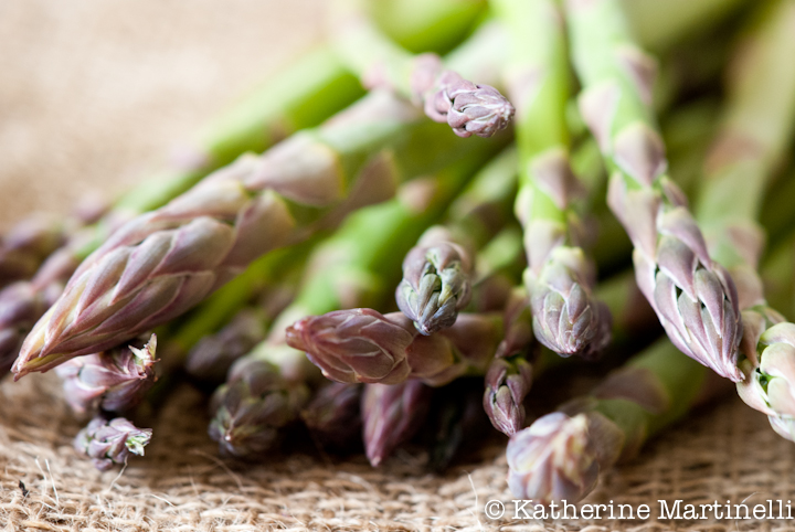 Asparagus with Garlic Two Ways