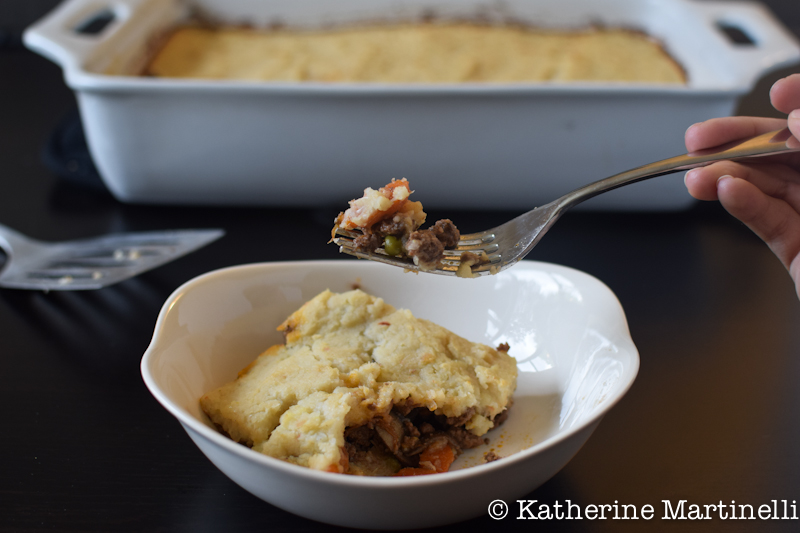 Shepherd's Pie with Cauliflower and White Bean Mash